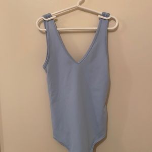 Light blue bodysuit